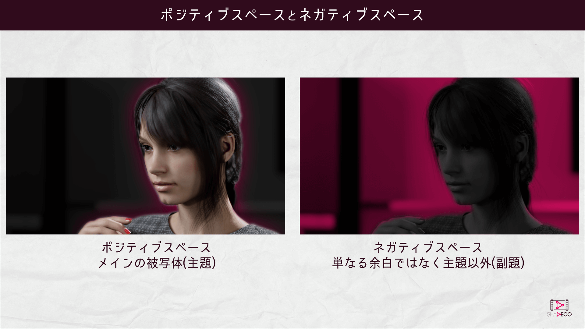 ポジティブスペースとネガティブスペース